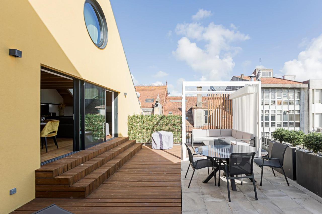 Downtown Duplex W/ Amazing Terrace By Lovelystay Porto Exterior foto